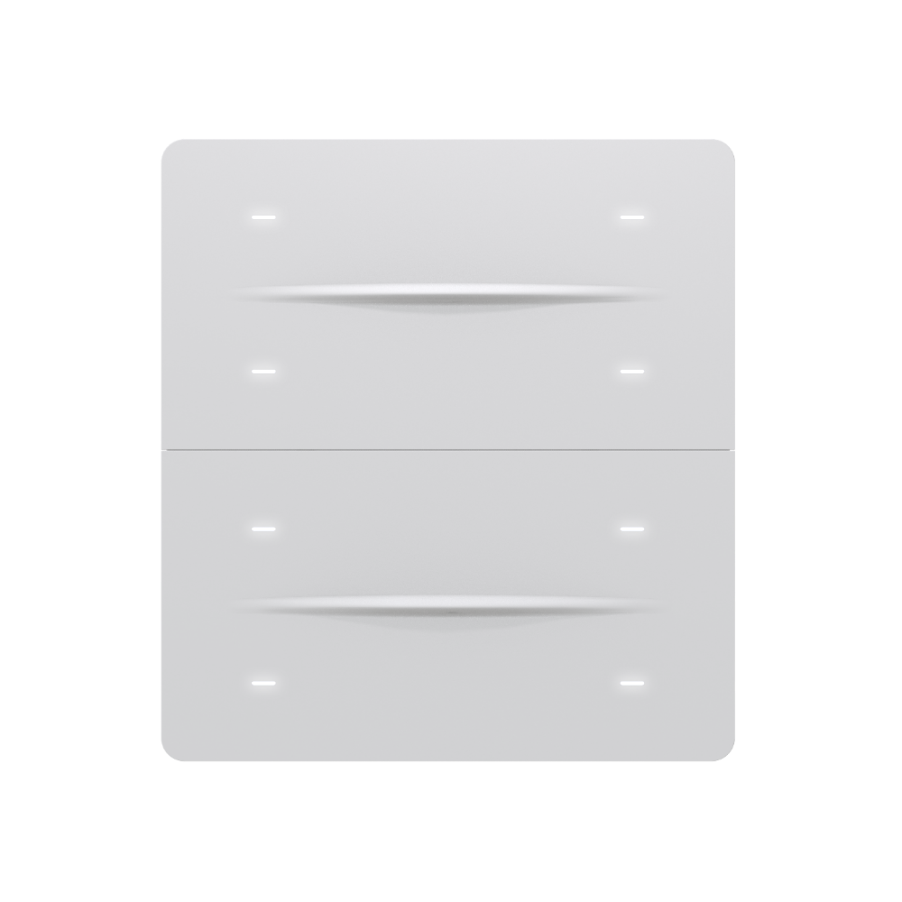 iX-M 8-Tasten KNX Tasterpanel - Weiß